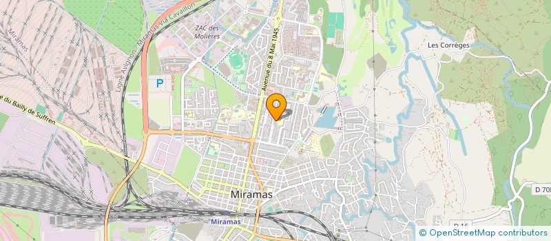 localisation de l'entreprise LES JARDINS DE COLOMB  MIRAMAS