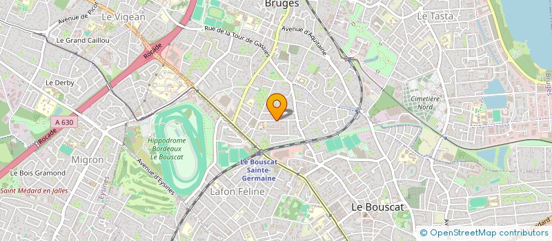 localisation de l'entreprise LES JARDINS DE CORBIAC à BRUGES