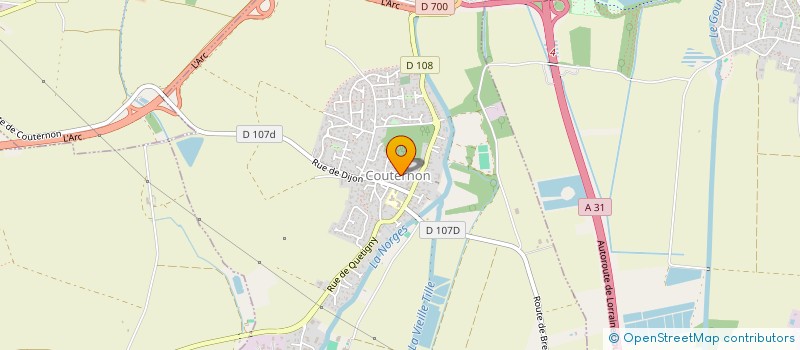 localisation de l'entreprise LES JARDINS DE COUTERNON  COUTERNON