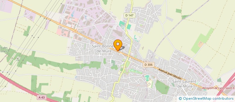 localisation de l'entreprise LES JARDINS DE DEMETER  SAINT-BONNET-DE-MURE