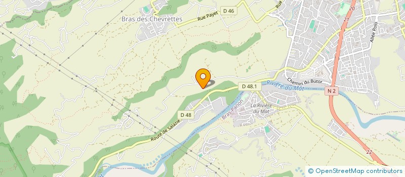 localisation de l'entreprise LES JARDINS DE DIORE à SAINT-ANDRE