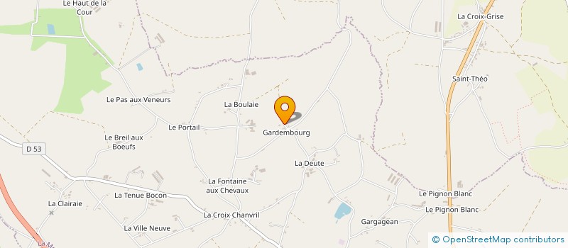 localisation de l'entreprise LES JARDINS DE FABIEN à LA MOTTE