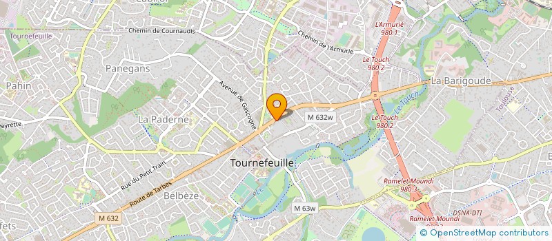 localisation de l'entreprise LES JARDINS DE FIRMIN à TOURNEFEUILLE