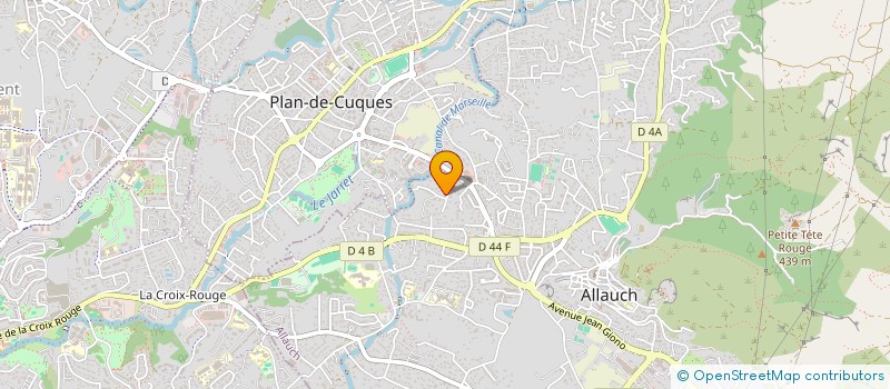 localisation de l'entreprise LES JARDINS DE FLO à ALLAUCH
