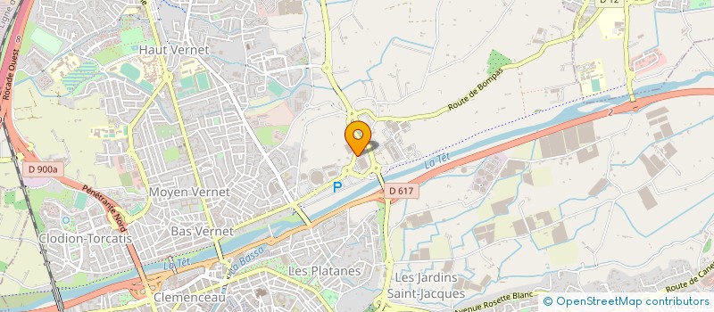 localisation de l'entreprise LES JARDINS DE GABIANI à PERPIGNAN