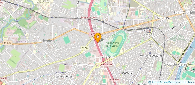 localisation de l'entreprise LES JARDINS DE GAILLAC à TOULOUSE