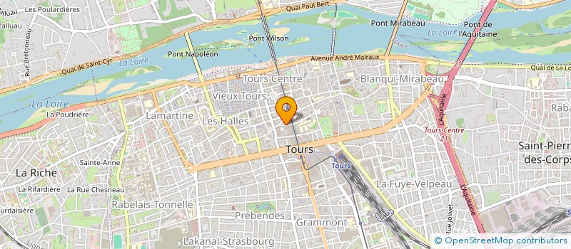 localisation de l'entreprise LES JARDINS DE GAMBETTA à TOURS