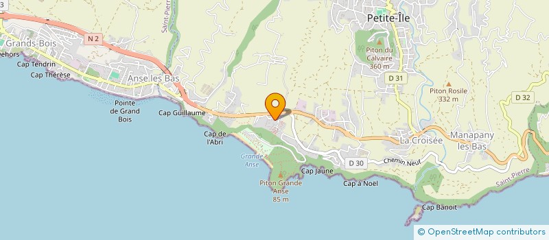 localisation de l'entreprise LES JARDINS DE GRAND'ANSE  PETITE-ILE