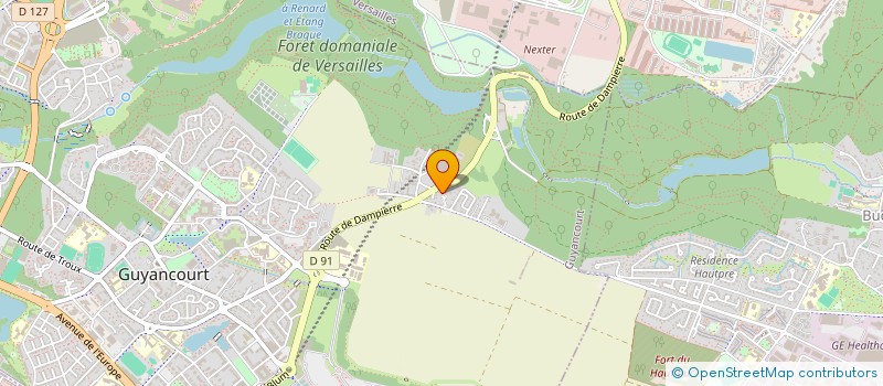 localisation de l'entreprise LES JARDINS DE GUYANCOURT à GUYANCOURT