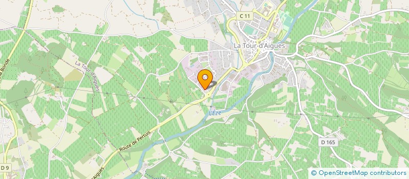 localisation de l'entreprise LES JARDINS DE JADE  LA TOUR-D'AIGUES