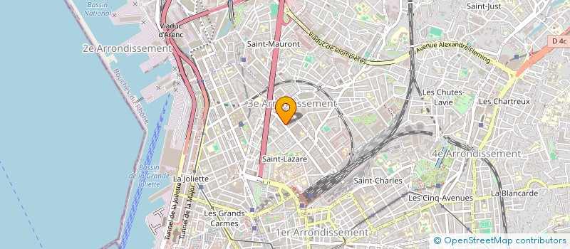 localisation de l'entreprise LES JARDINS DE JADE à MARSEILLE