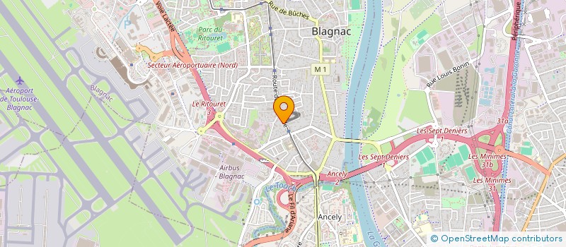 localisation de l'entreprise LES JARDINS DE JAURES  BEAUZELLE