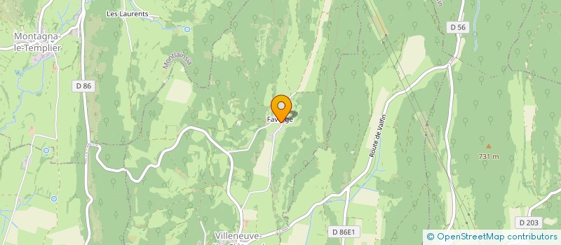 localisation de l'entreprise LES JARDINS DE JOA  SAINT-HYMETIERE-SUR-VALOUSE