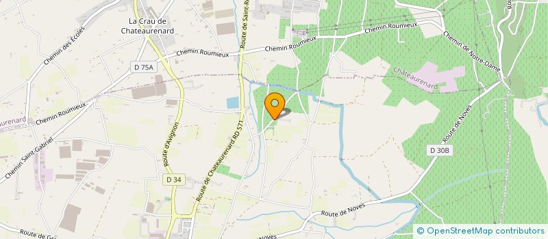 localisation de l'entreprise LES JARDINS DE JOHN  EYRAGUES