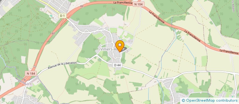 localisation de l'entreprise LES JARDINS DE JONATHAN ET JOSEPHA à VILLIERS-ADAM