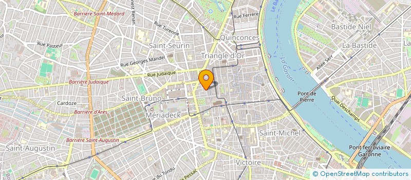 localisation de l'entreprise LES JARDINS DE JULIEN  BORDEAUX