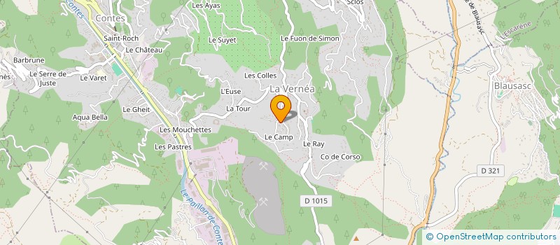 localisation de l'entreprise LES JARDINS DE KELCY  CONTES