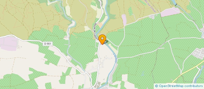 localisation de l'entreprise LES JARDINS DE KYRA  CONQUES-SUR-ORBIEL