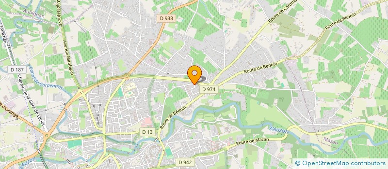 localisation de l'entreprise LES JARDINS DE L'ACQUEDUC 1 à CARPENTRAS