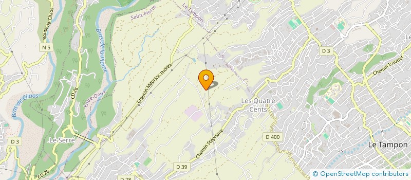 localisation de l'entreprise LES JARDINS DE L'AGREABLE à SAINT-PIERRE