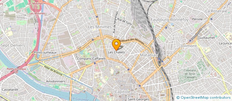localisation de l'entreprise LES JARDINS DE L'ANNONCIATION  TOULOUSE