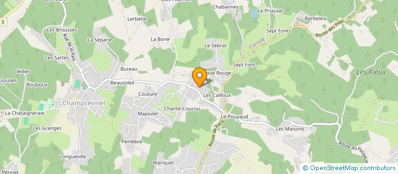 localisation de l'entreprise LES JARDINS DE L ARC EN CIEL  TRELISSAC