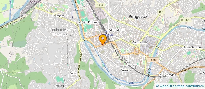 localisation de l'entreprise LES JARDINS DE L'ARSAULT à PERIGUEUX