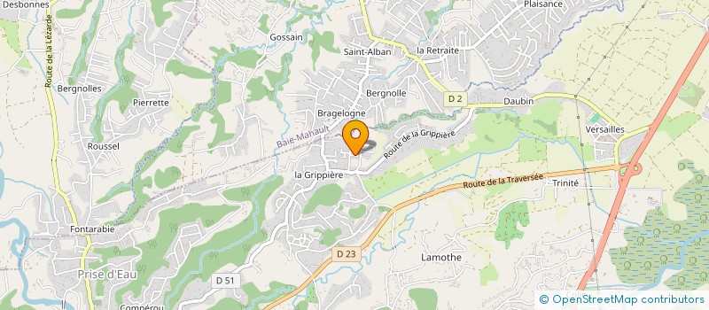 localisation de l'entreprise LES JARDINS DE L'ARTISTE à PETIT-BOURG