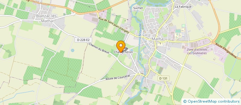 localisation de l'entreprise LES JARDINS DE L ATLANTIQUE à MATHA