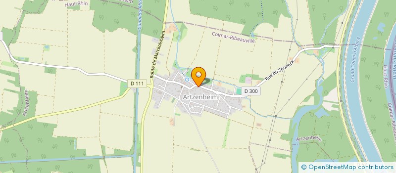 localisation de l'entreprise LES JARDINS DE L'AUBERGE  ARTZENHEIM