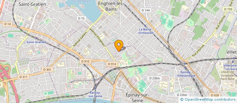 localisation de l'entreprise LES JARDINS DE L'ETRE à EPINAY-SUR-SEINE