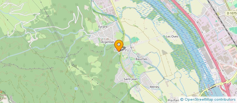 localisation de l'entreprise LES JARDINS DE L'EYRARD à NOYAREY
