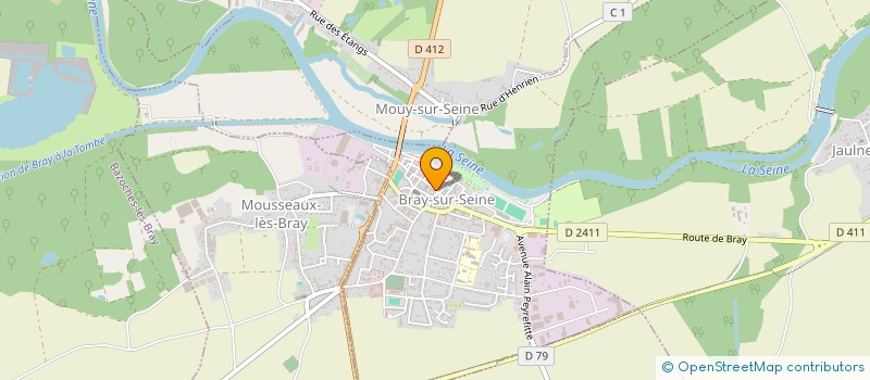 localisation de l'entreprise LES JARDINS DE L'OPPIDUM  GRISY-SUR-SEINE