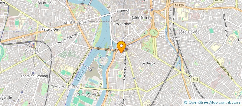 localisation de l'entreprise LES JARDINS DE LA BASTIDE à TOULOUSE