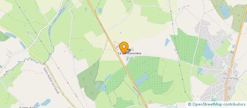 localisation de l'entreprise LES JARDINS DE LA BERTHONNIERE  VIENNAY