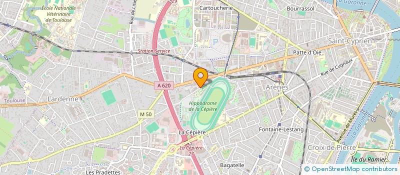 localisation de l'entreprise LES JARDINS DE LA CEPIERE à TOULOUSE