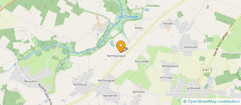 localisation de l'entreprise LES JARDINS DE LA CHARBONNIERE  SAINT-LYPHARD