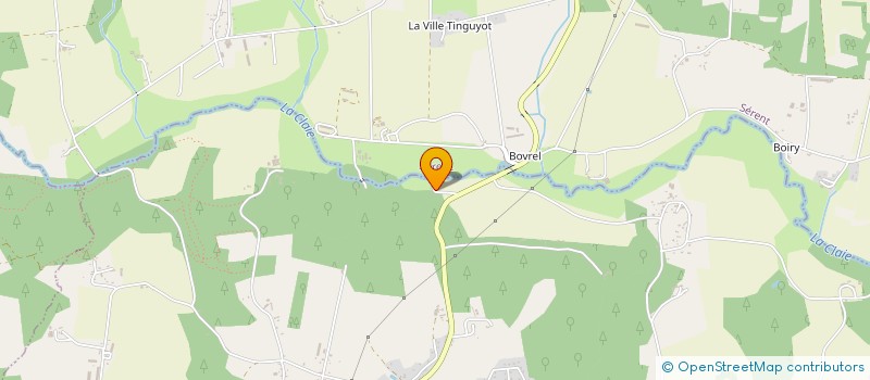 localisation de l'entreprise LES JARDINS DE LA CLAIE  SAINT-GUYOMARD