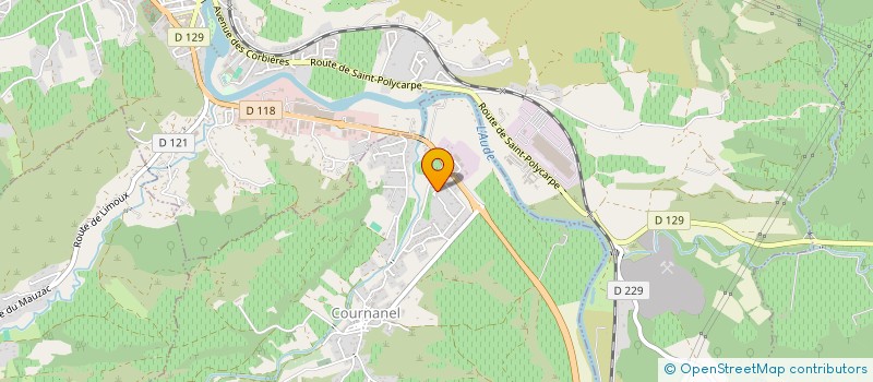 localisation de l'entreprise LES JARDINS DE LA COLERE  COURNANEL