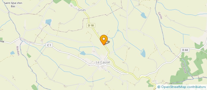 localisation de l'entreprise LES JARDINS DE LA GIMONE  LARRAZET