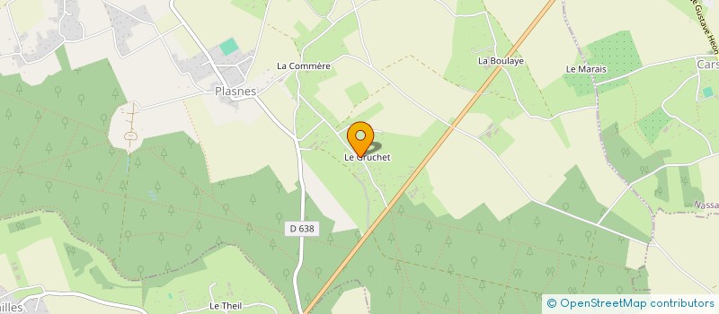 localisation de l'entreprise LES JARDINS DE LA HERPINIERE  PLASNES