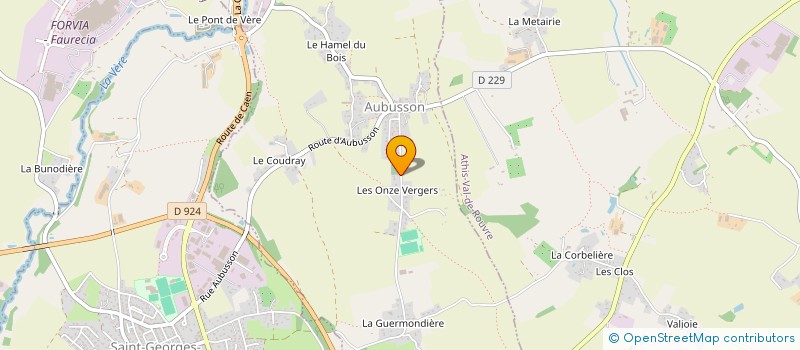 localisation de l'entreprise LES JARDINS DE LA LANDE à AUBUSSON