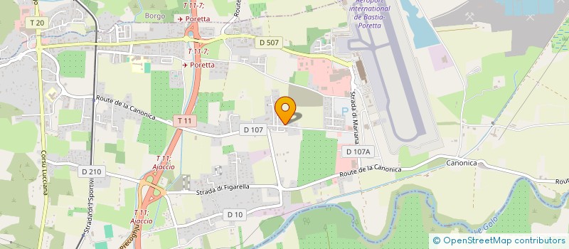 localisation de l'entreprise LES JARDINS DE LA MADRAGUE à LUCCIANA