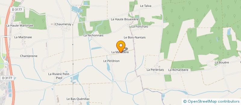 localisation de l'entreprise LES JARDINS DE LA MELATIERE  GUIPRY-MESSAC