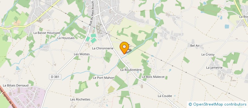 localisation de l'entreprise LES JARDINS DE LA PACHA' à VIGNEUX-DE-BRETAGNE