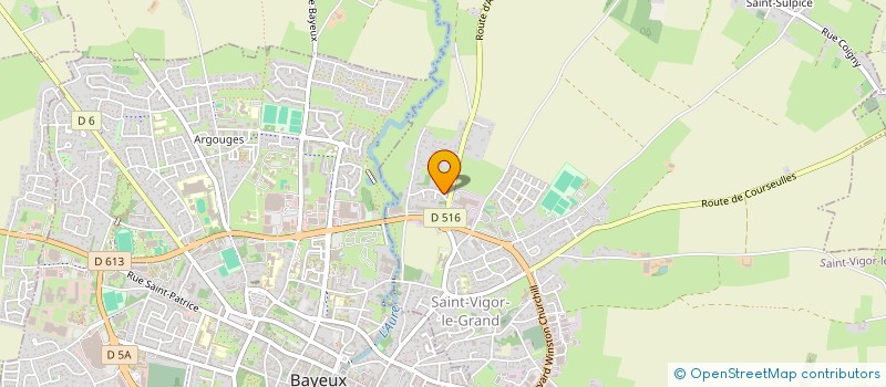 localisation de l'entreprise LES JARDINS DE LA PIGACHE  SAINT-VIGOR-LE-GRAND