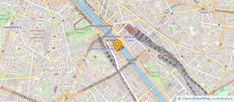 localisation de l'entreprise LES JARDINS DE LA SEINE  PARIS