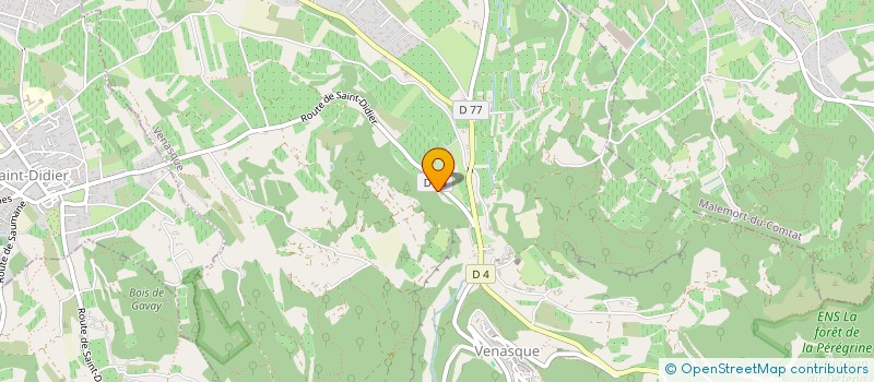 localisation de l'entreprise LES JARDINS DE LA SORGUETTE  VENASQUE