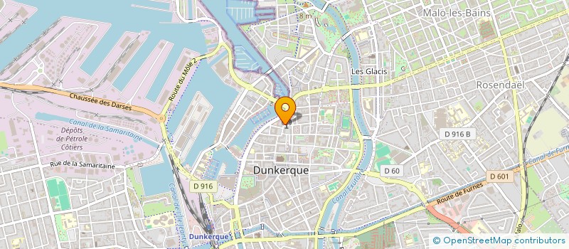 localisation de l'entreprise LES JARDINS DE LA TOUR  DUNKERQUE