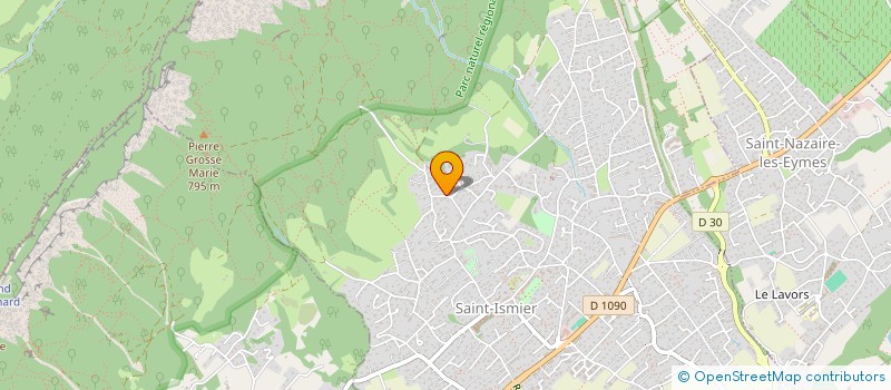 localisation de l'entreprise LES JARDINS DE LA TOUR D'ARCES  SAINT-ISMIER